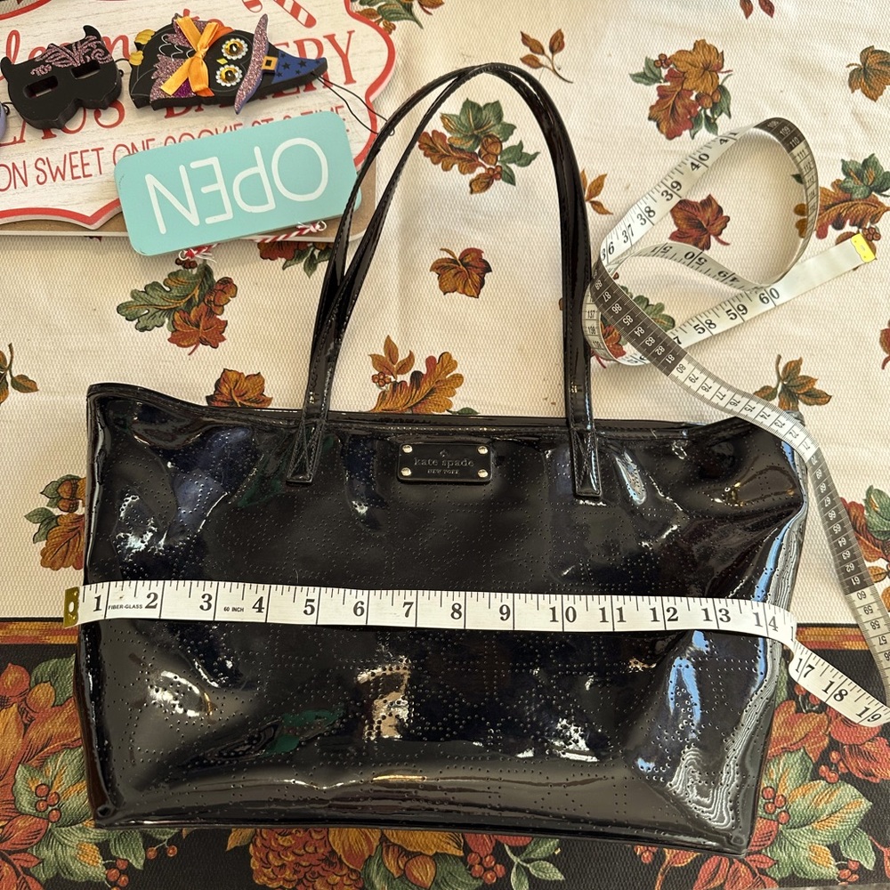 Kate Spade Sophie Camellia Street Patent Tote - Picture 10 of 12